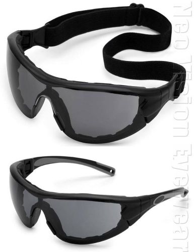 Gateway swap smoke anti fog lens padded safety glasses hybrid goggles z87+ for sale