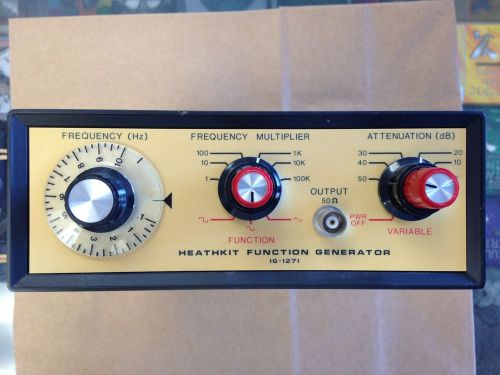 Heathkit Function generator,IG-1271 ,with manual.