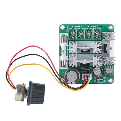 6V-90V 15A Pulse Width Modulator PWM DC Motor Speed Control Switch Controller