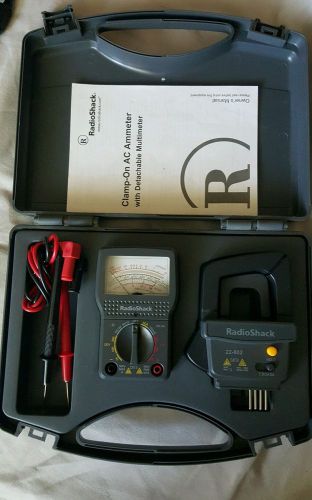 RadioShack Clamp-on AC Ammeter with detachable Multimeter NEW model 22-602