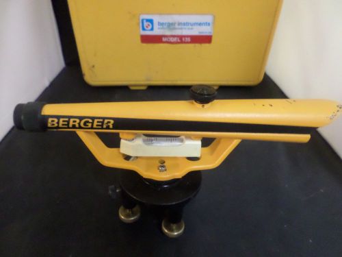 BERGER INSTRUMENTS MODEL 135 TRANSIT LEVEL W/ CASE