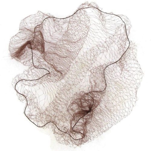 Cellucap HN5DB Brunette Lightweight Nylon Hairnet - 144 / GR