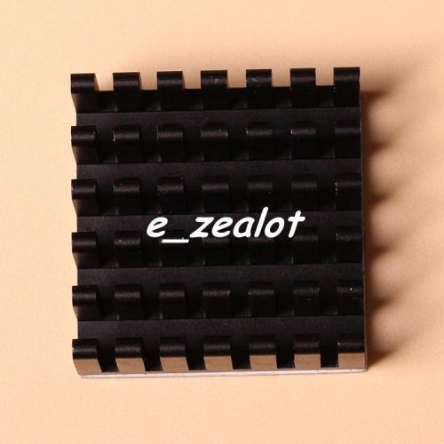 2PCS IC Heat sink Aluminum 23*23*10MM 23X23X10MM Cooling Fin 3M8810 ADHESIVE