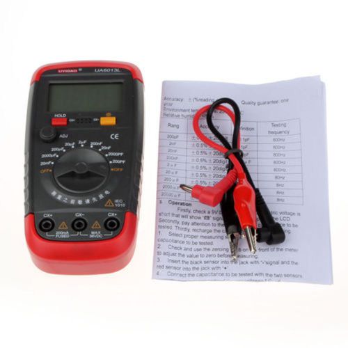 DIGITAL AUTO RANGE CAPACITOR CAPACITANCE TESTER METER MULTIMETER TOOL UA6013L