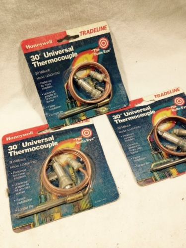 (3) Honeywell 30&#034; Universal Thermocouple Q340A1082