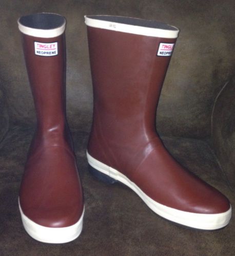 TINGLEY SNUGLEG NEOPRENE 12&#034; Steel Shank BOOTS Size 12 Industrial Farm Use