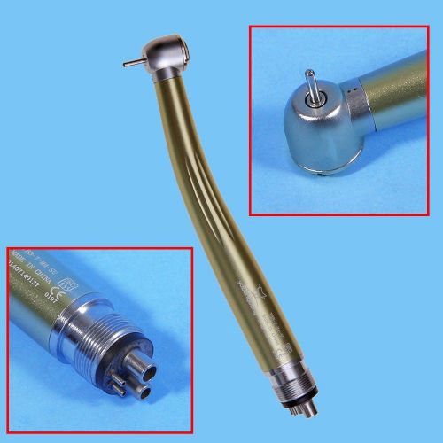 NSK type Dental High speed Handpiece Push button Large Head 4-Holes Rainbow-LG