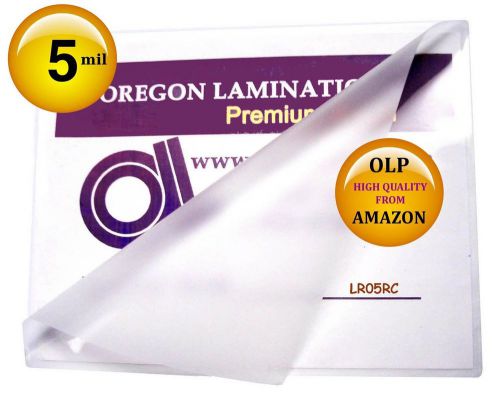 Letter laminating pouches 5 mil 9 x 11-1/2 hot qty 100 for sale