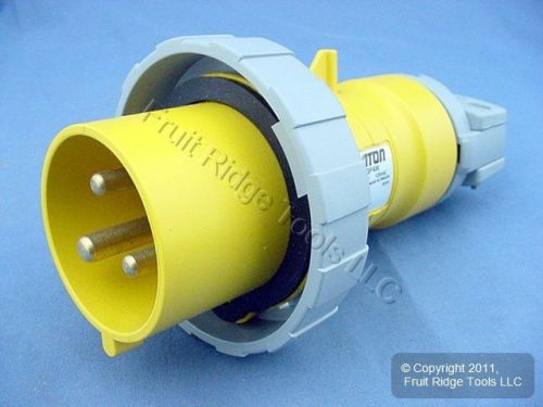 Leviton pin &amp; sleeve 30a 125v watertight plug 330p4w for sale