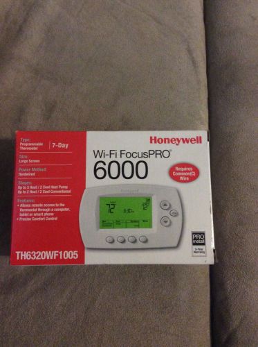 Honeywell TH6320WF1005 Wi-Fi FocusPRO 6000 7 Day Programmable Thermostat