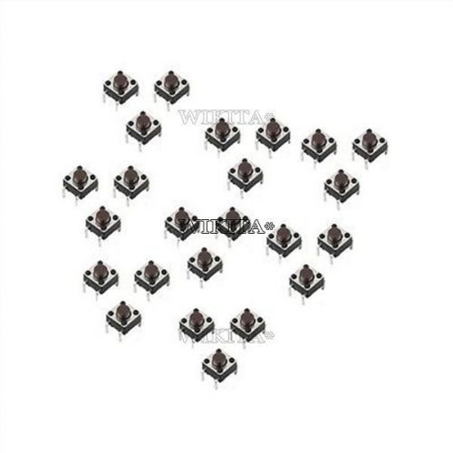 50pcs tactile push button 6*6mm 6mm 50ma spst-no #8719227