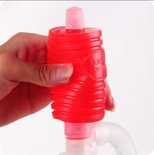 Portable Manual Car Siphon Hose Gas Oil Liquid Transfer Hand Pump  Suction Pipe