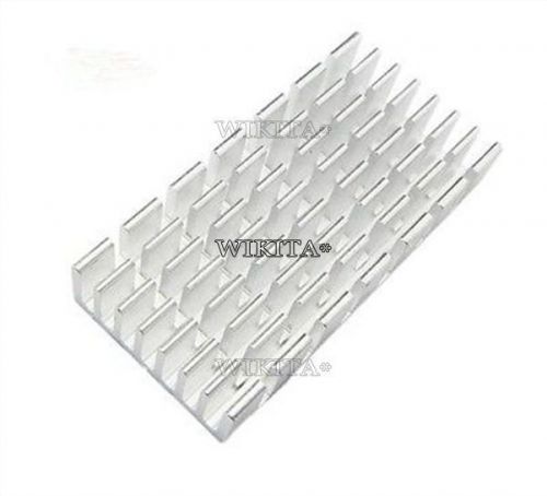 10pcs new heat sink 50x25x10mm silver slot high quality heatsink pcb #3113421