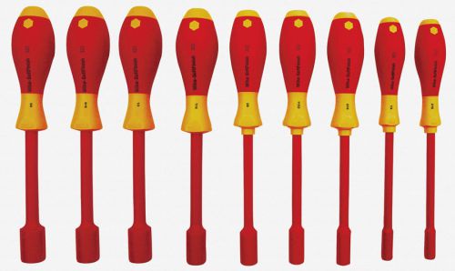 Wiha 32288 9 piece insulated nut driver sae set for sale