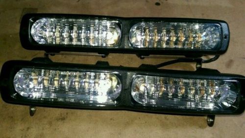 Lot of 2 -Whelen Dual Talon -  RB LED Dash / Deck Lights