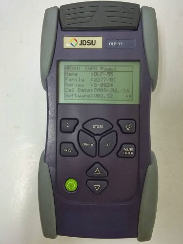 JDSU OLP-55 Smart Optical Power Meter, -70 to +20dBm, 800-1700nm