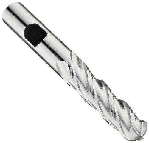 Niagara cutter n54240 cobalt steel ball nose end mill  inch  weldon shank  uncoa for sale