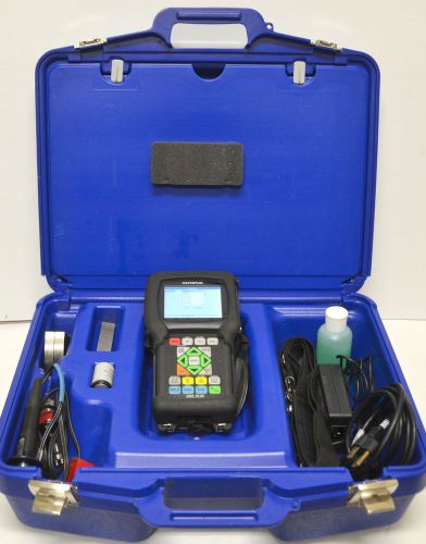 Olympus Panametrics 38DL Plus Ultrasonic Thickness Gage Gauge W/ Transducer.