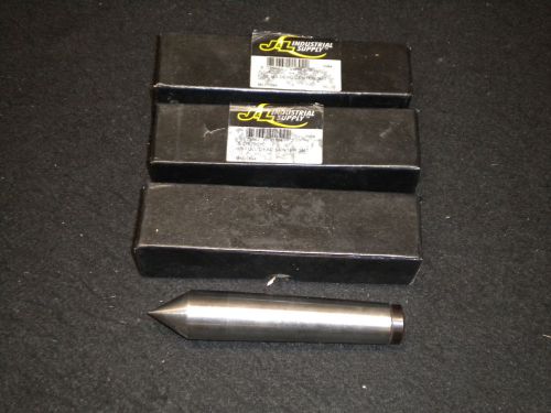 Lot 4 J &amp; L Industrial Supply 3MT Morse Taper Standard Point Solid Dead Center