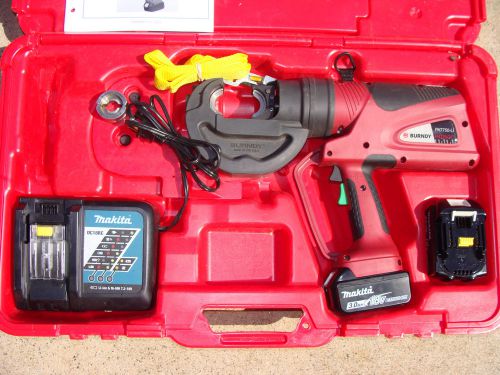 BURNDY PAT750-LI PATRIOT BATTERY POWERED CRIMPER *xxxcond*free shipping* NR