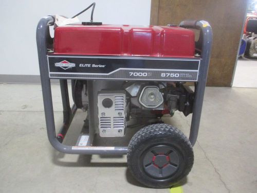 Used briggs &amp; stratton 7,000 watt portable generator  # z2453 gfk tools for sale