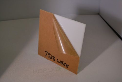 White plexiglass acrylic sheet color #7328  3/8&#034; x 48&#034; x 35&#034; for sale