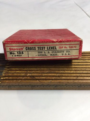 Starrett Cross Test Level No. 136