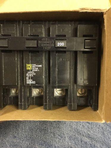 Square D Homeline Double Pole Main Breaker 200A