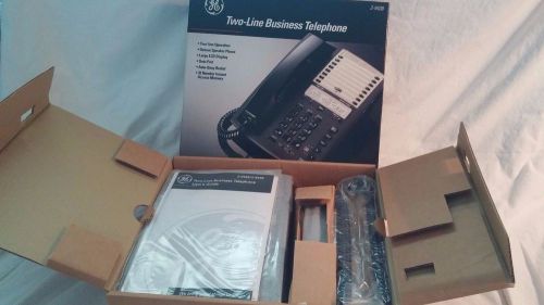 Black GE ProSeries Two-LIne Business Telephone 2-9438 NEW IN BOX