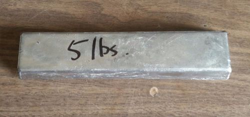 Babbitt Metal Bearing Number 4 Hardware Alloy Ingot 5 Lbs.