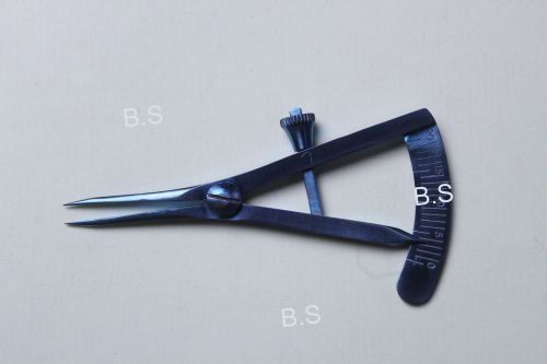 Titanium Castroviejo Caliper Caliper 20mm Straight Ophthalmic Eye Instruments