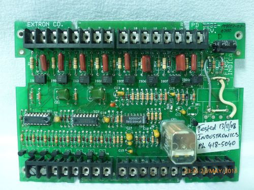 Extron m9007-07-0700 pcb printed circuit board control card 12vdcv refurbished for sale