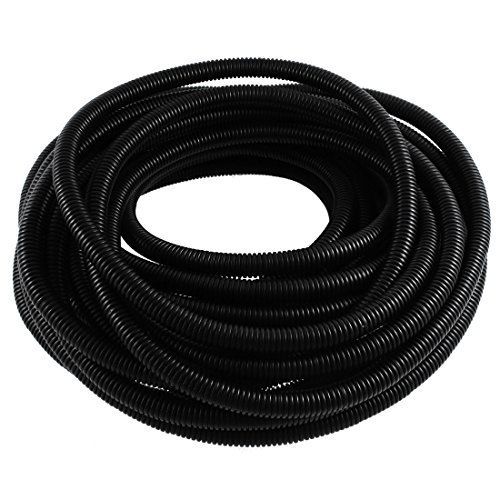 Flexible PVC 13mm Outer Dia Corrugated Tubing Conduit Tube Pipe 12M