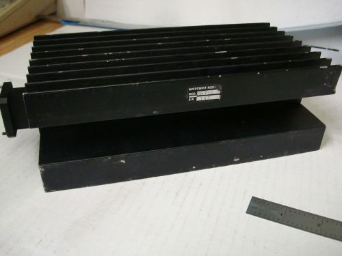 MICROWAVE RESEARCH R87-E WAVEGUIDE TERMINATION LOAD 9&#034;X4.5&#034;X3.25&#034; SPLIT INPUT