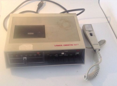 VINTAGE LANIER EDISETTE VOICE RECORDER TRANSSCRIBER MODEL 1977