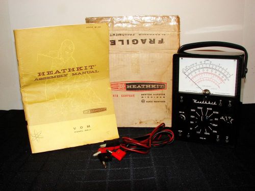 Heathkit VOM Model MM1 Bakelite Box Manual Leads Untested