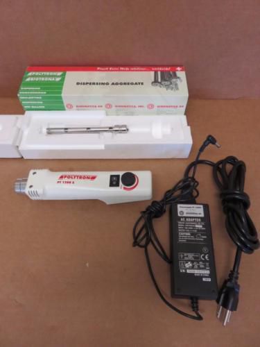 Polytron PT 1200 E Handheld Homogenizer w/ PT-DA 12/2 EC-E123 Dispersing Unit