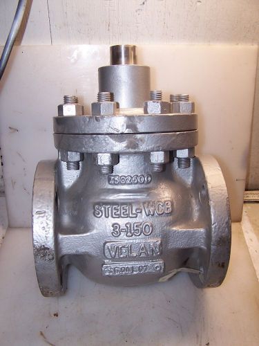 REBUILT VELAN  MALEMA 3&#034; WCB ADJUSTABLE LOW PRESSURE EXCESS FLOW VALVE CF8M