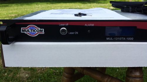 Multicom 1310nm optical transmitter 10db output mul-1310tx-1000-10 40% off msrp for sale