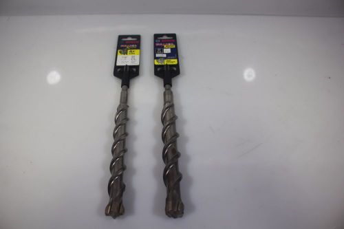 2 PC Bosch HCFC2263 1&#034; x 10&#034; &amp; 7/8&#034;X 10&#034; BITS