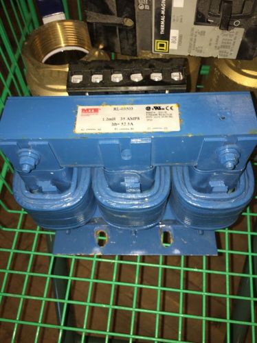 MTE RL-03503, 1.2mH, 35 Amps, Ith=52.2,  Line Reactor