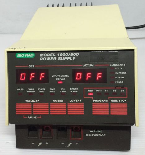 BIO-RAD 1000 / 500 POWER SUPPLY