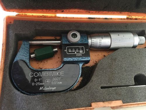 Mitutoyo 159-211 Combimike Digital Outside micrometer Series 159