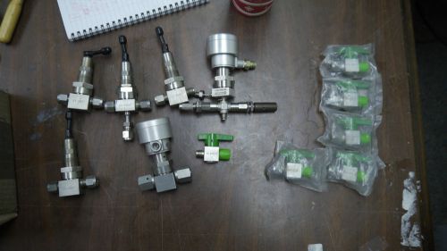 NUPRO Valve SS-4P4T,  1/4&#034;  and SS-4BXKT SS-4BKT Toggle Valve + MORE