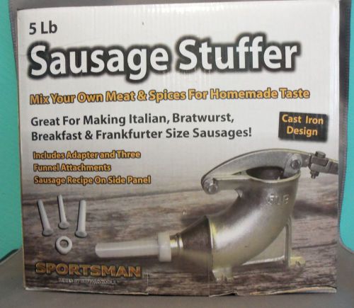 Sportsman Series 5 Lb Cast Iron Sausage Stuffer