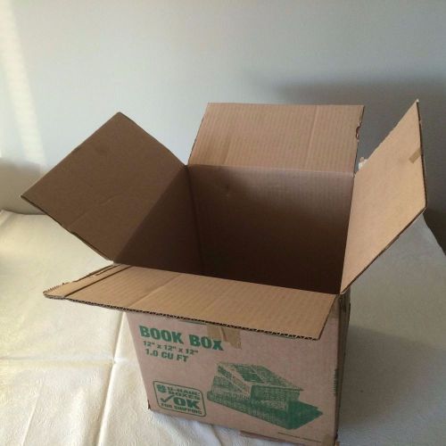 7 corrugated u-haul 12&#034; x 12&#034; x 12&#034; moving or shipping book boxes for sale