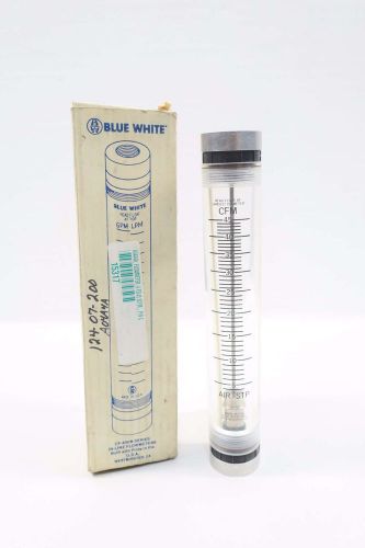 NEW BLUE-WHITE CF-40750GN-12 3/4 IN 5-45CFM AIR FLOW METER D532025