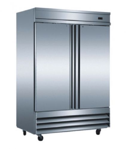 SABA Air ST-47R Two Door Reach-In Cooler (Stainless Steel)