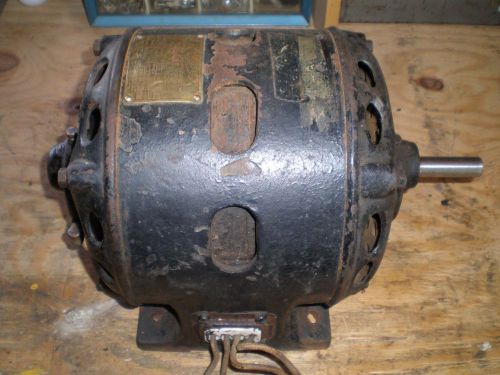 Century repulsion start induction motor vintage 1 phase 1/2 hp, 1725 rpm, for sale