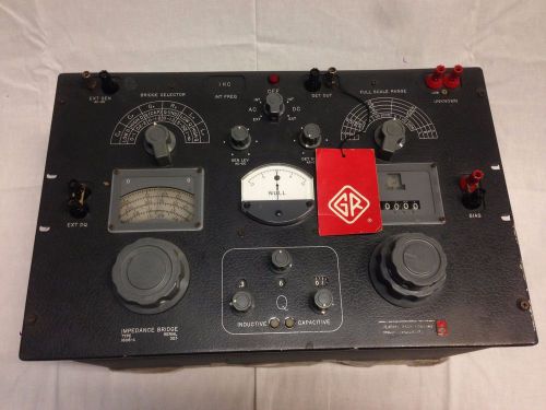 General Radio Company Impedance Bridge Type 1608-A LCR Meter